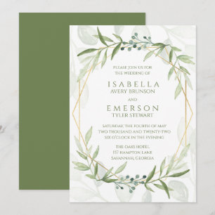 Invitación Boda de energía geométrica