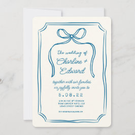 Invitación Boda de escritura a mano para dibujos humorísticos