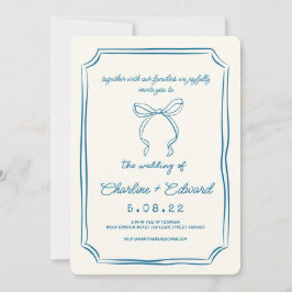 Invitación Boda de escritura a mano para dibujos humorísticos