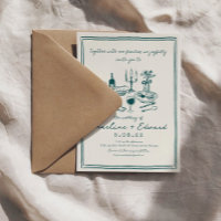 Boda de escritura a mano para dibujos humorísticos