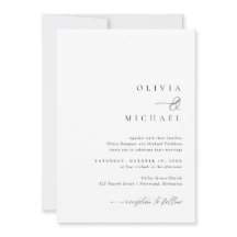 Boda de escritura a mano simple y elegante