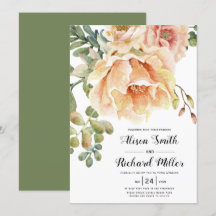 Boda de escritura de escritura de flores de meloco