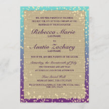 Boda de espuma de Ombre rústico