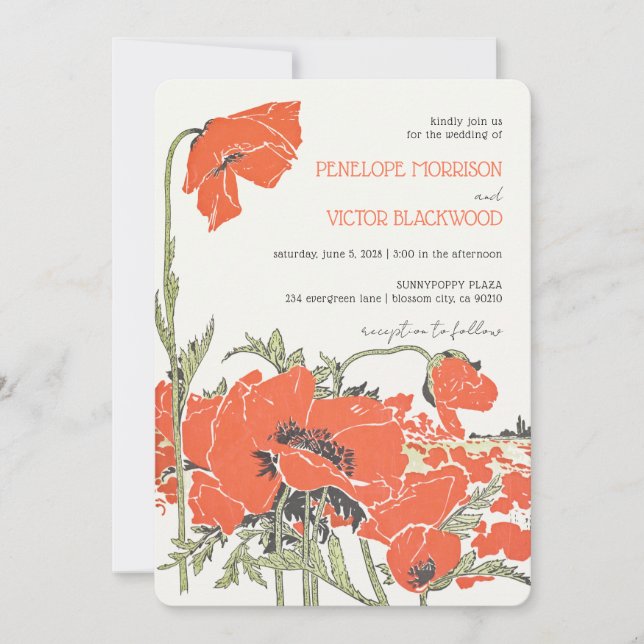 Invitación Boda de estilo de escritura de campo de disquete (Anverso)