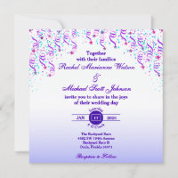 Boda de Estrellas y Corrientes Rosadas y Purpura