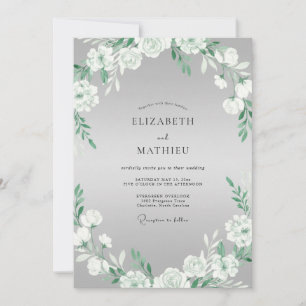 Invitación Boda de Eucalipto de Follaje de la Casa de la Mone