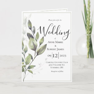 Invitación Boda de Eucalyptus