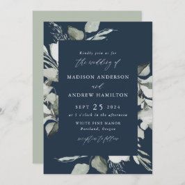 Invitación Boda de Eucalyptus Greenery
