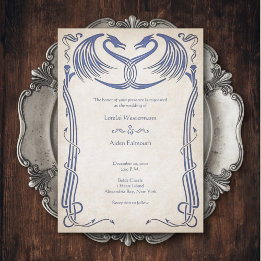 Invitación Boda de Fantasía de Viking Celtic