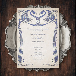 Invitación Boda de Fantasía de Viking Celtic