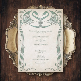 Invitación Boda de Fantasía de Viking Celtic