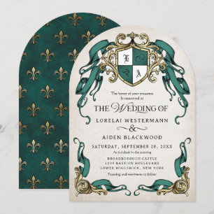 Invitación Boda de Fantasía Medieval Arco Castillo