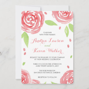 Invitación Boda de Felicidad Floral