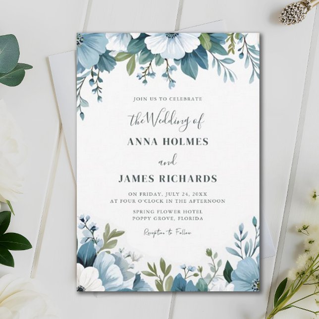 Invitación Boda de Fiesta de Jardín Botánico de Primavera Whi (Subido por el creador)
