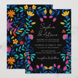 Invitación Boda de Fiesta Floral Mexicana Vibrante