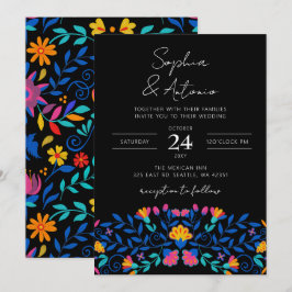 Invitación Boda de Fiesta Floral Mexicana Vibrante