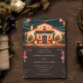 Invitación Boda de Fiesta Rústica Mexicana