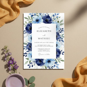 Invitación Boda de Flor Artística Marina en Flor