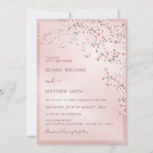 Boda de flor de cerezo rosa rubor