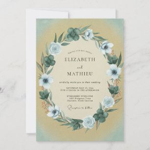 Invitación Boda de Flor de Miel Pálida