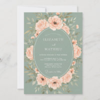 Boda de Flor de Salsa Verde Floreciente