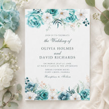 Boda de Flor Silvestre Verde Azul | Floral Boho Bl
