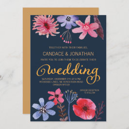 Invitación Boda de Flora Pintada