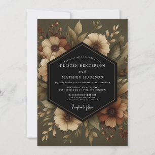 Invitación Boda de Floración Botánica de Olivo