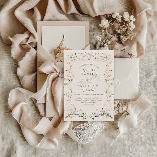 Invitación Boda de Floral de Boho Rustic Floral (Subido por el creador)