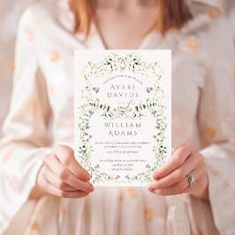Invitación Boda de Floral de Boho Rustic Floral
