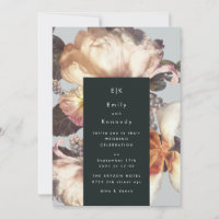 Boda de Florales Románticas Embellecidas Modernas