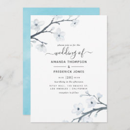 Invitación Boda de flores de cerezo
