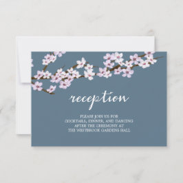 Invitación Boda de flores de cerezo pintadas