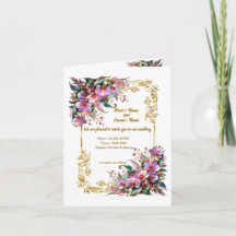 Boda de flores orquídeas elegantes y vibrantes