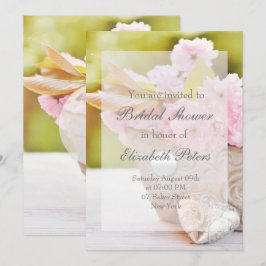 Invitación Boda de flores rosadas de cerezo
