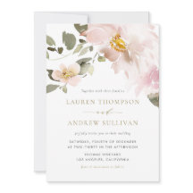 Boda de Flores Rubor de color de agua femenina