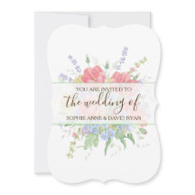 Boda de flores silvestres rusticas acuarela Meadow