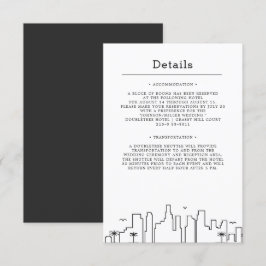 Invitación Boda de Florida | Detalles del invitado