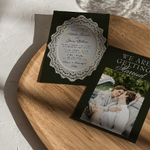 Boda de foto de dinero antiguo en encaje blanco y