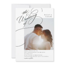 Boda de foto de Lettering a mano