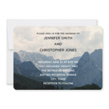 Boda de fotografía de la naturaleza de las montaña