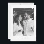 Invitación Boda de fotografía del boho verde sabio moderno<br><div class="desc">Hermoso boho Sage Green,  simple,  elegante,  minimalista invitación a la boda. Personalizable completo con tu foto,  nombres,  fechas,  ubicación y colores para coincidir con tu tema boda.</div>