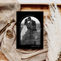 Boda de fotografía moderna en blanco y negro