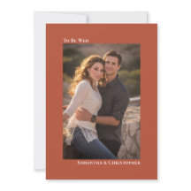 Boda de fotografía vertical simple y mínima de ter