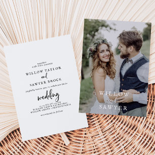 Invitación Boda de fotografías de guiones rusos