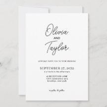 Boda de fotografías en blanco y negro con guiones