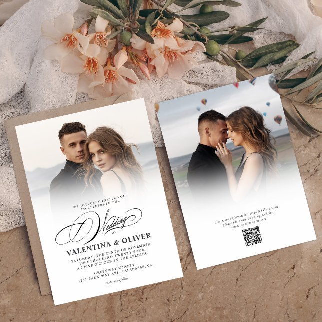 Invitación Boda de Fotos Elegante (Subido por el creador)