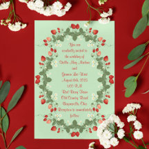 Boda de fresas de verano delicioso