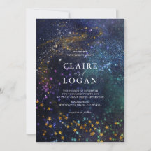 Boda de Galaxia Celeste Noche Starry