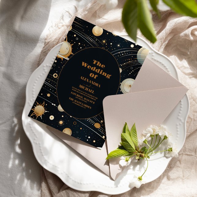 Invitación Boda de Galaxia Celestial de Night Star (Subido por el creador)